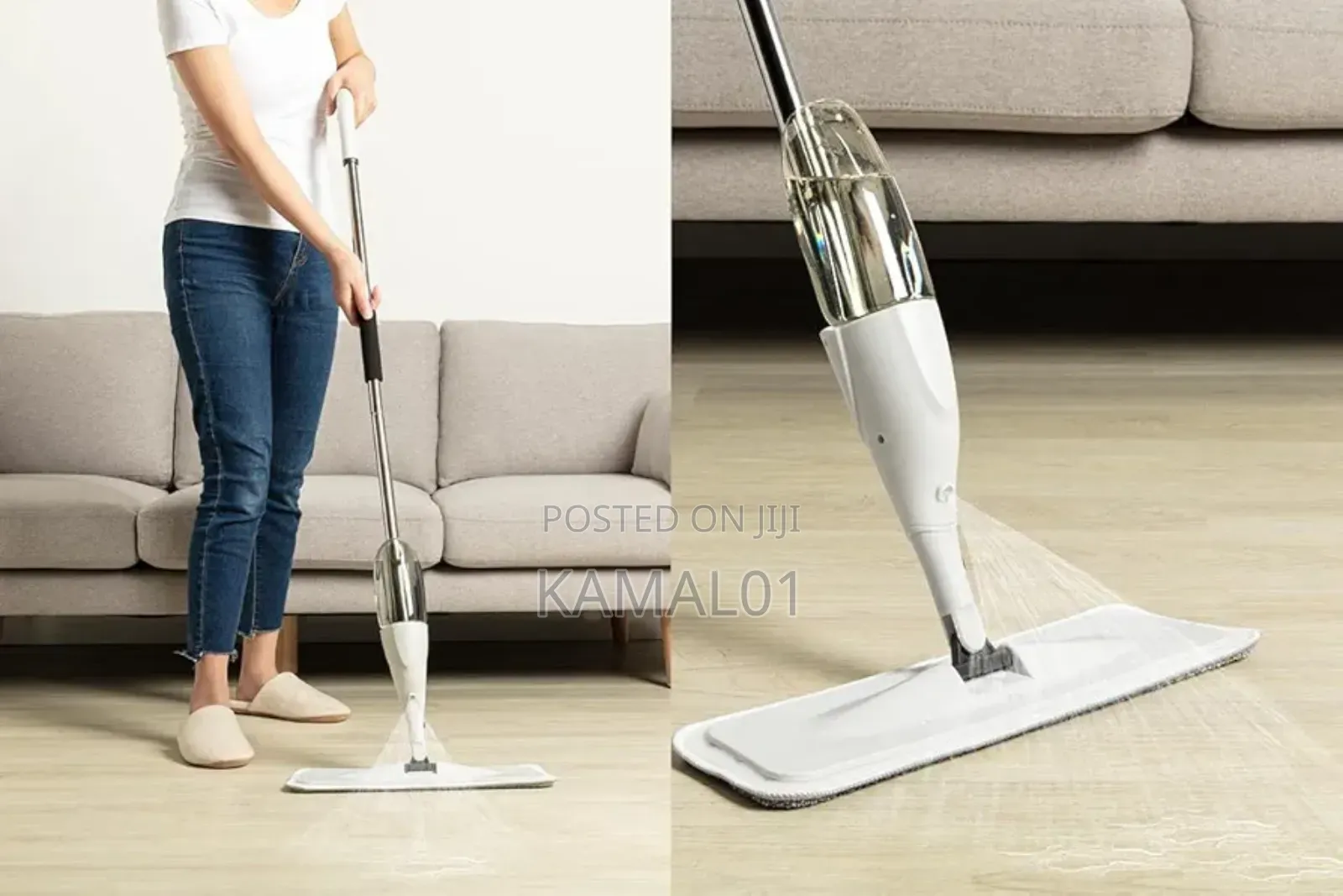 Spray Mop for Floor Cleaning,With a Refillable Spray Bottle