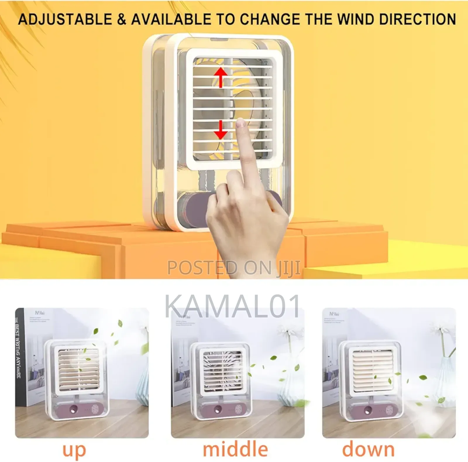 Rechargeable Water Misting Fan
