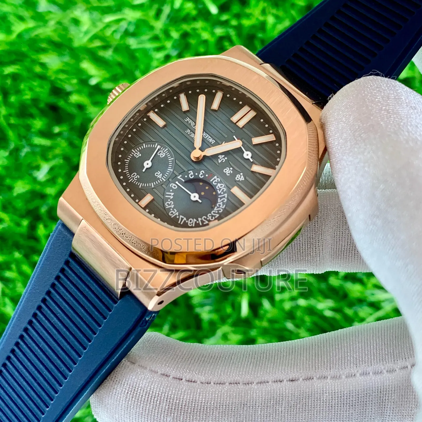 Original Patek Philippe Gold Tone Stainless Steel Case Watch