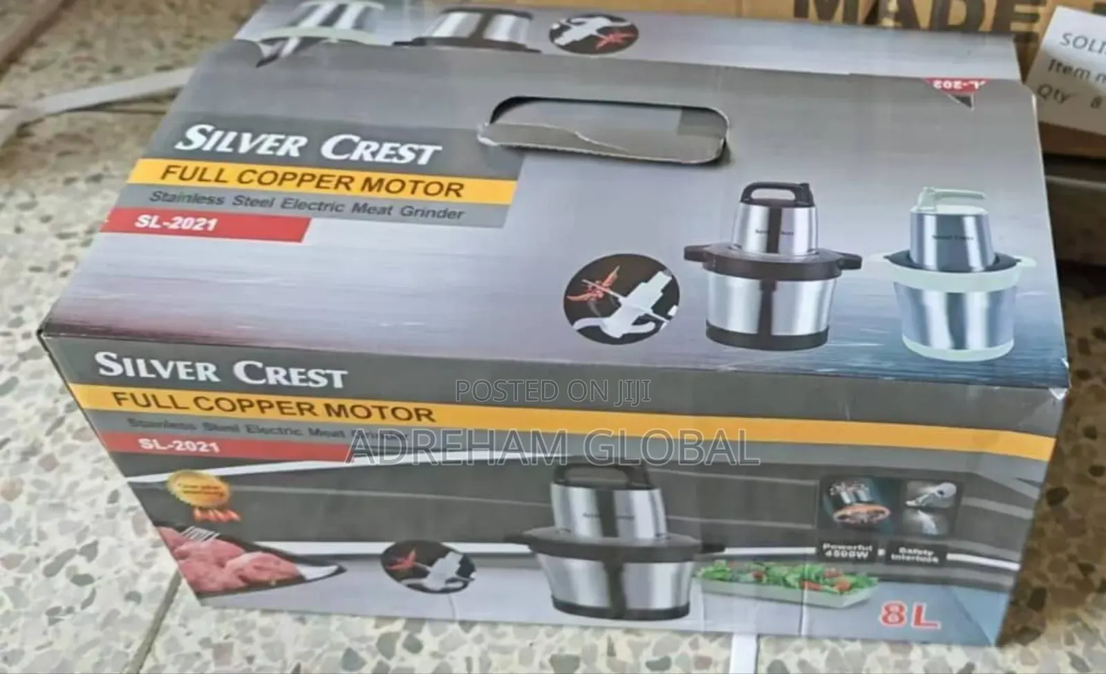 Silver Crest 8l Yam Pounder Copper Motor, 4500watts
