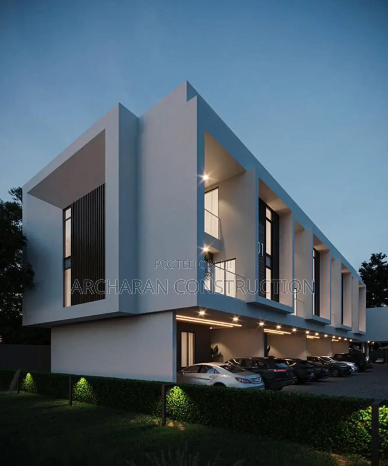5 Unit of 3 Bedroom Duplex on a Hole Building