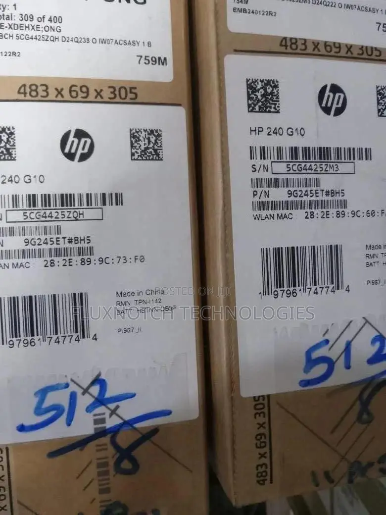 New Laptop HP 240 8GB Intel Core i5 SSD 512GB