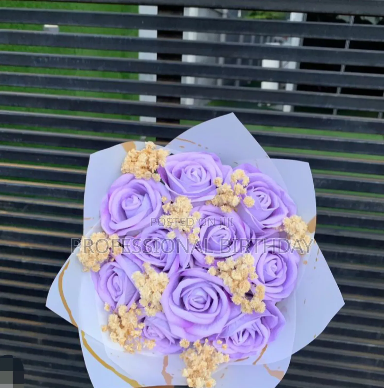 Flower Bouquet and Cake in Surprise Package. Lagos