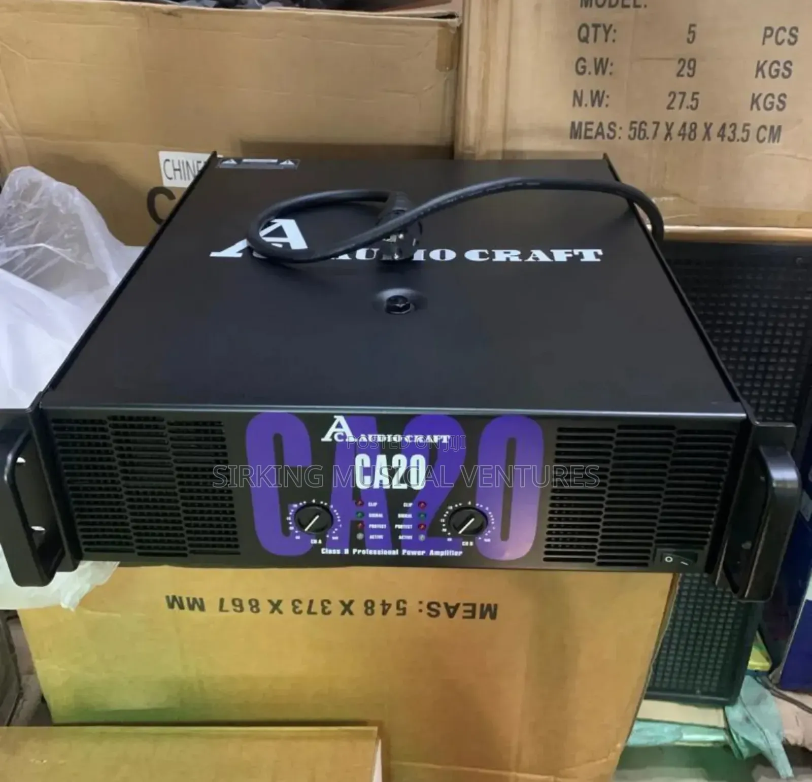 Ca-20 Complete 7000w Audio Craft Heavy Duty