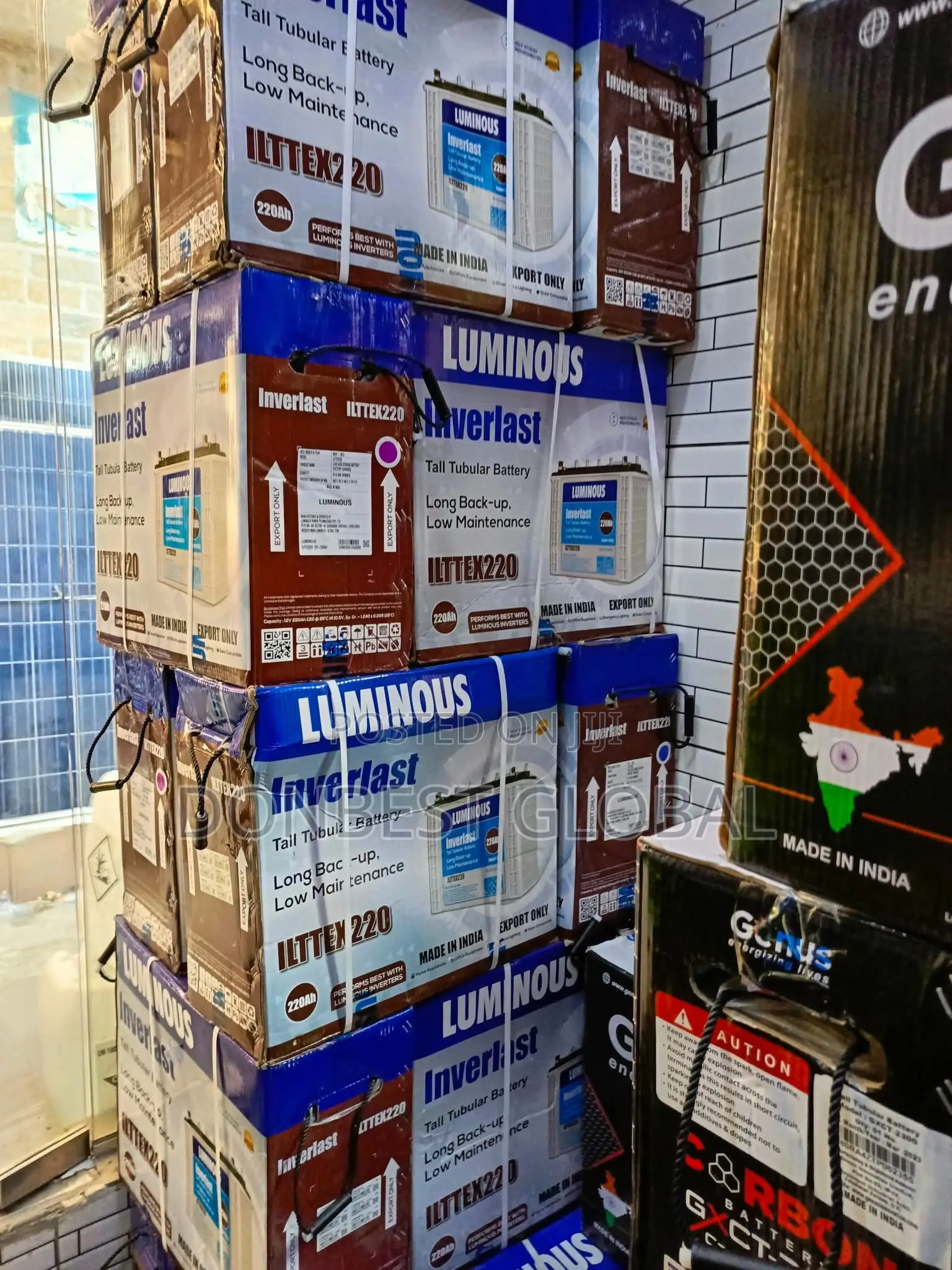 220a 12v Luminous Tubular Battery