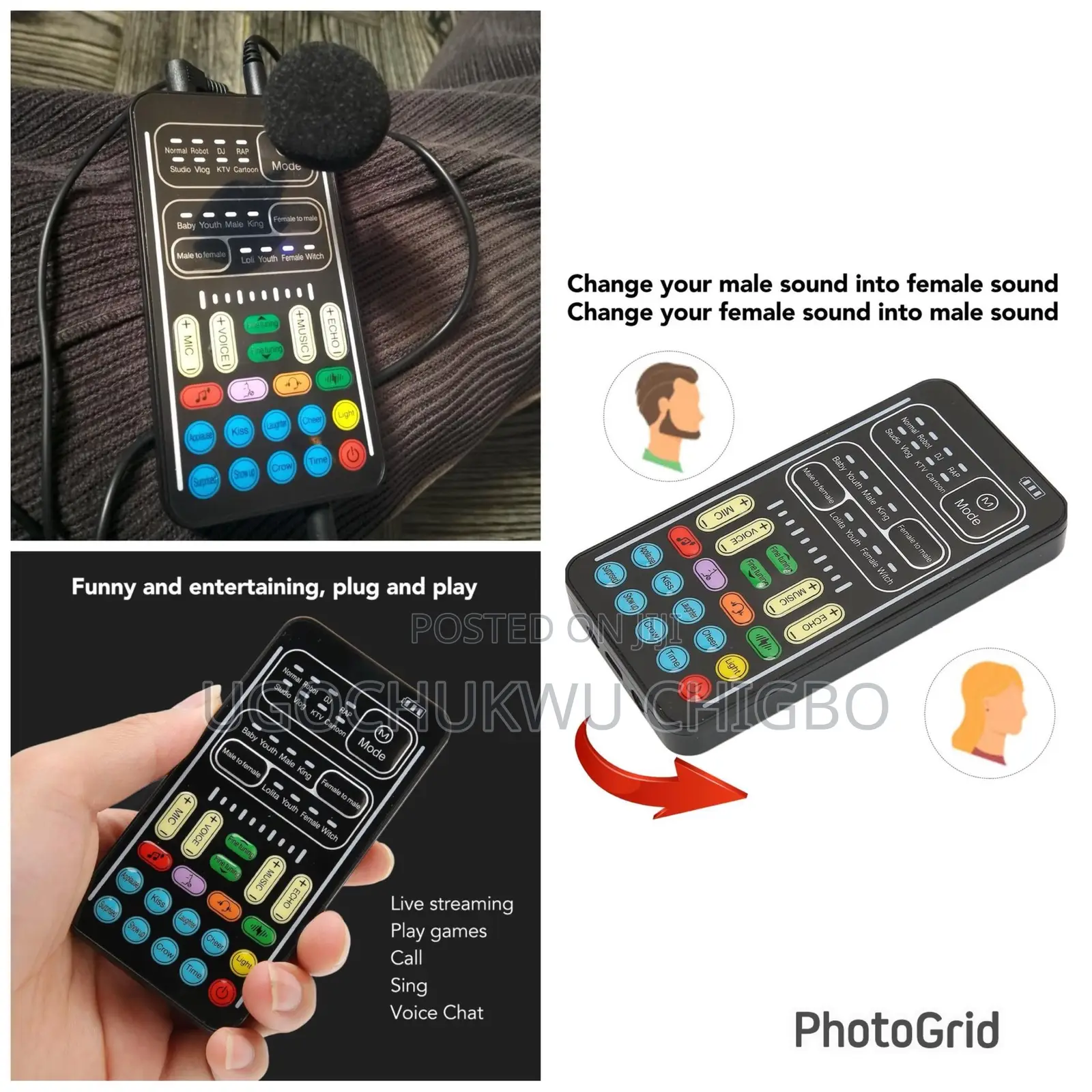 I9 Voice Changer Sound Card Kit