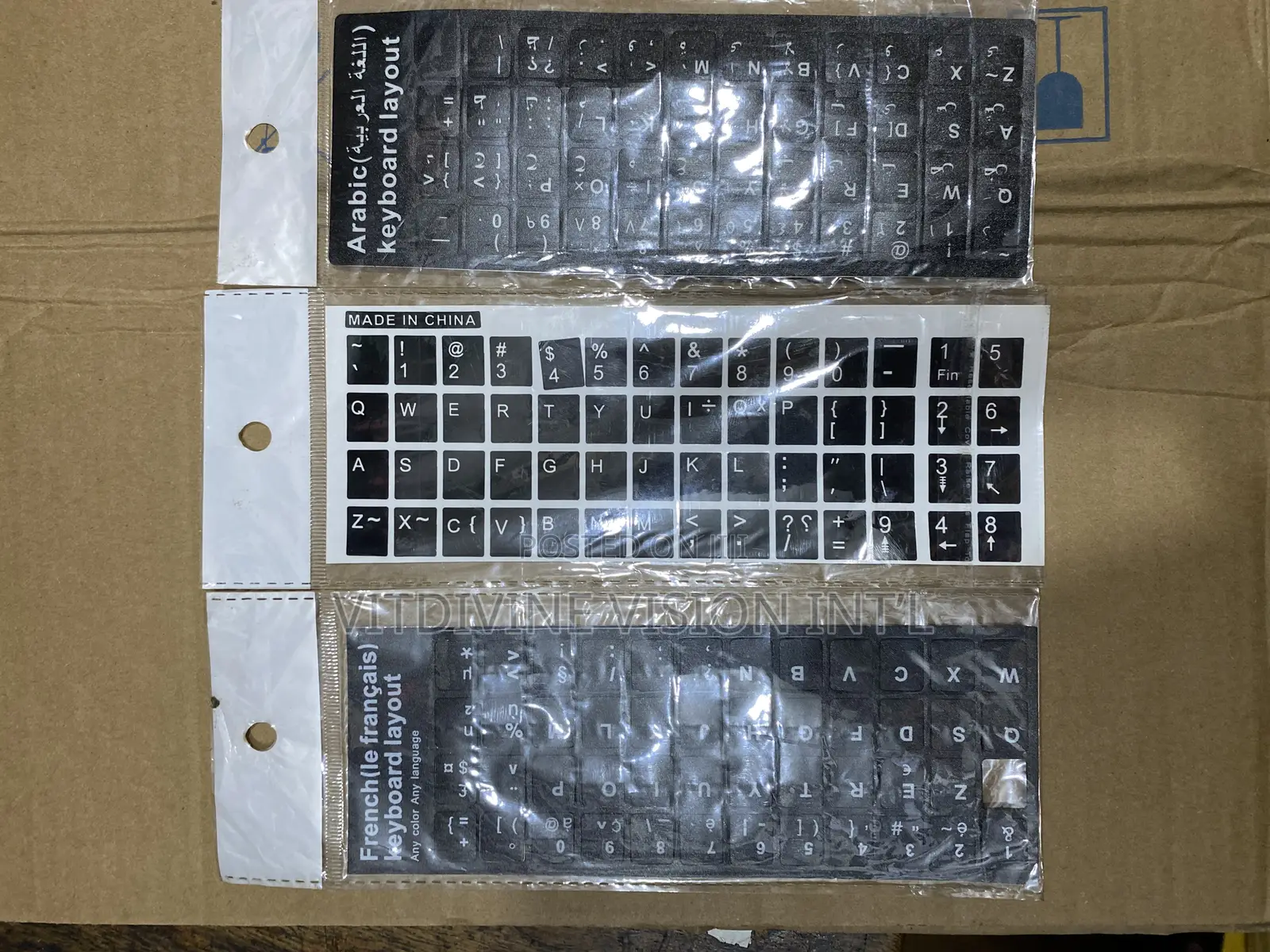 Arabic /English /French Keyboard Sticker