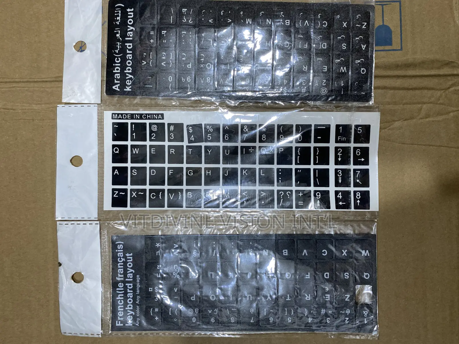 Arabic /English /French Keyboard Sticker