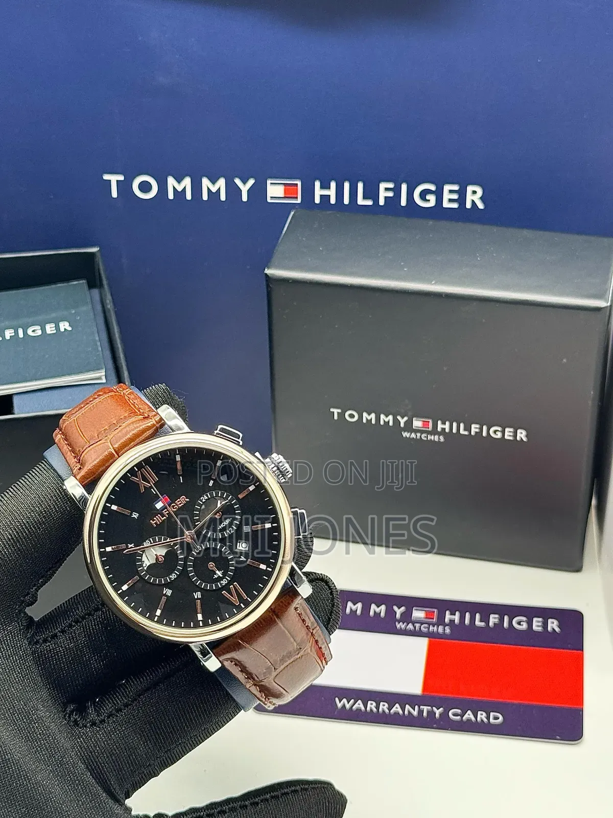 Tommy Hilfiger Mid-Grade Chronograph - Leather Style"