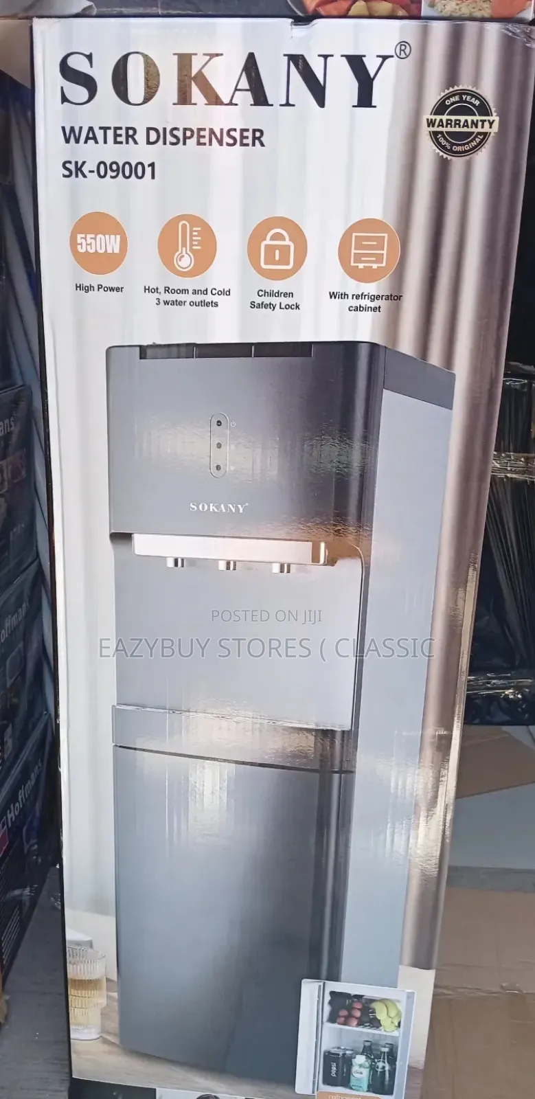 Electric Water Dispenser With 3 Water Outlets