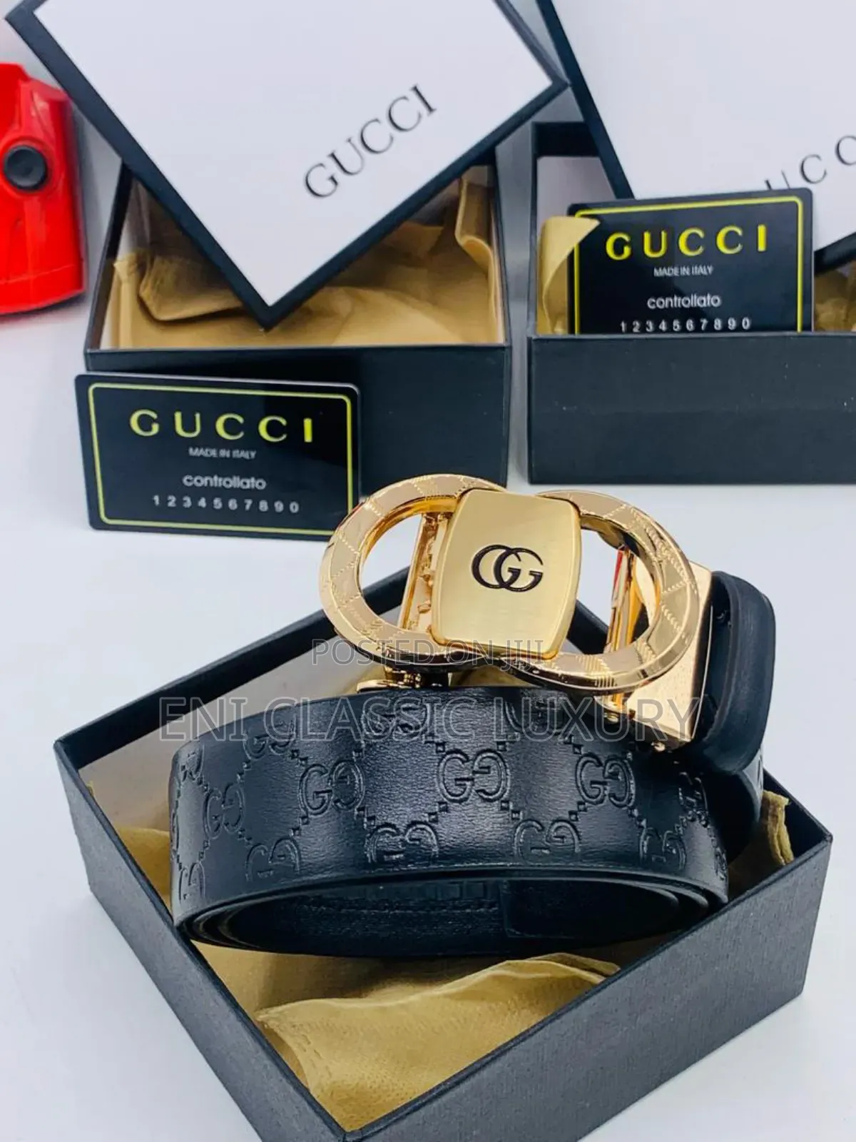 Top Quality Luxury Designer Leather Belts Gucci Well Branded