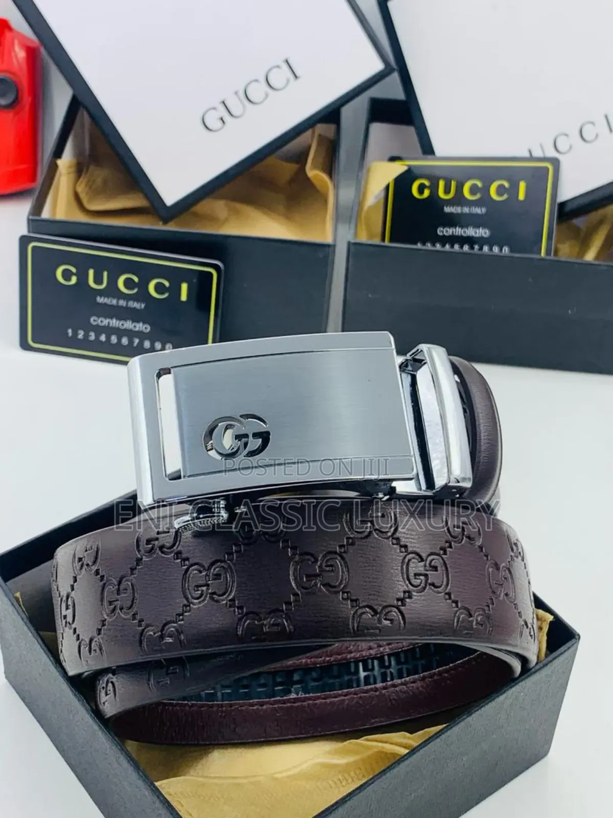 Top Quality Luxury Designer Leather Belts Gucci Well Branded