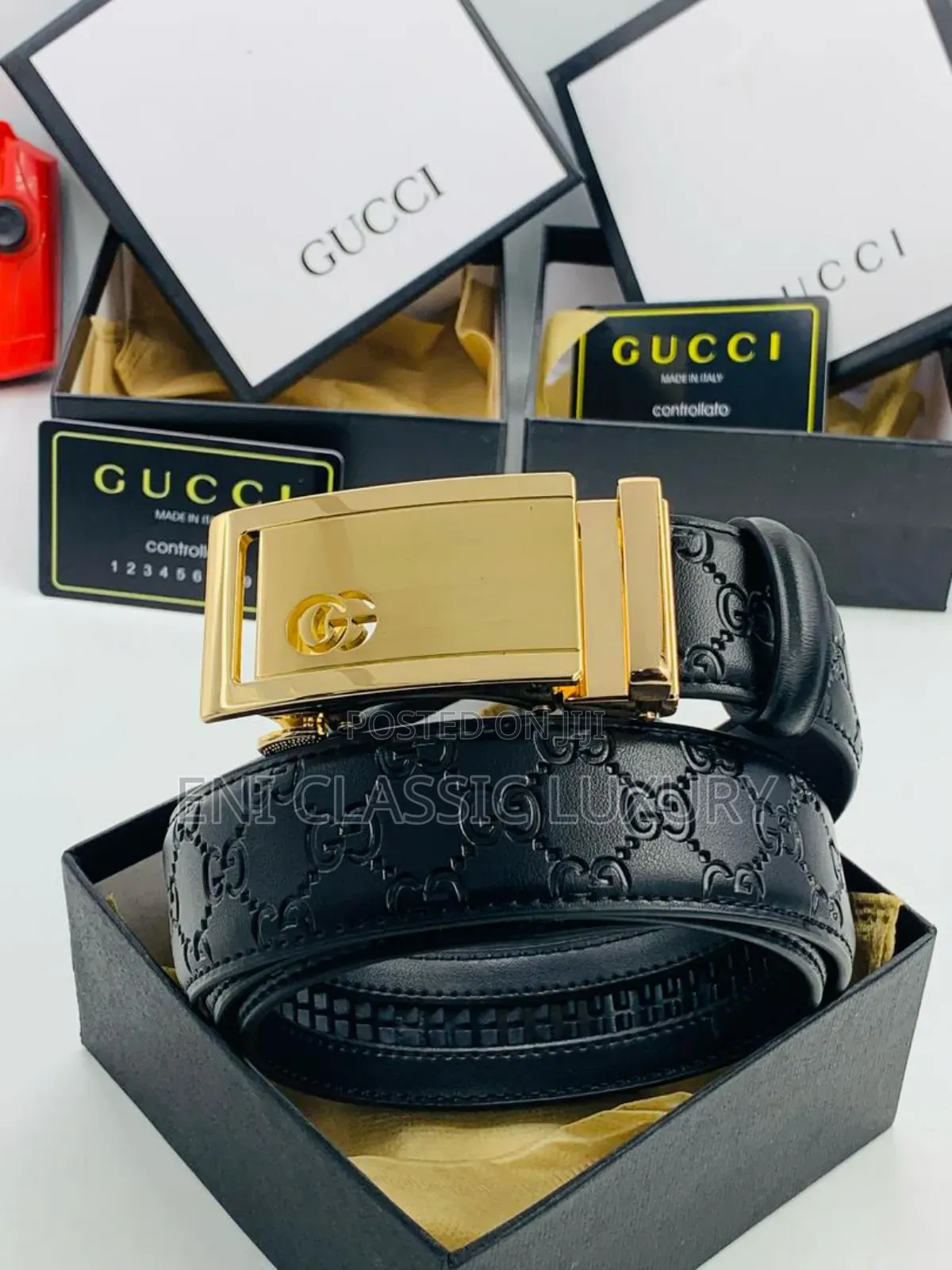 Top Quality Luxury Designer Leather Belts Gucci Well Branded