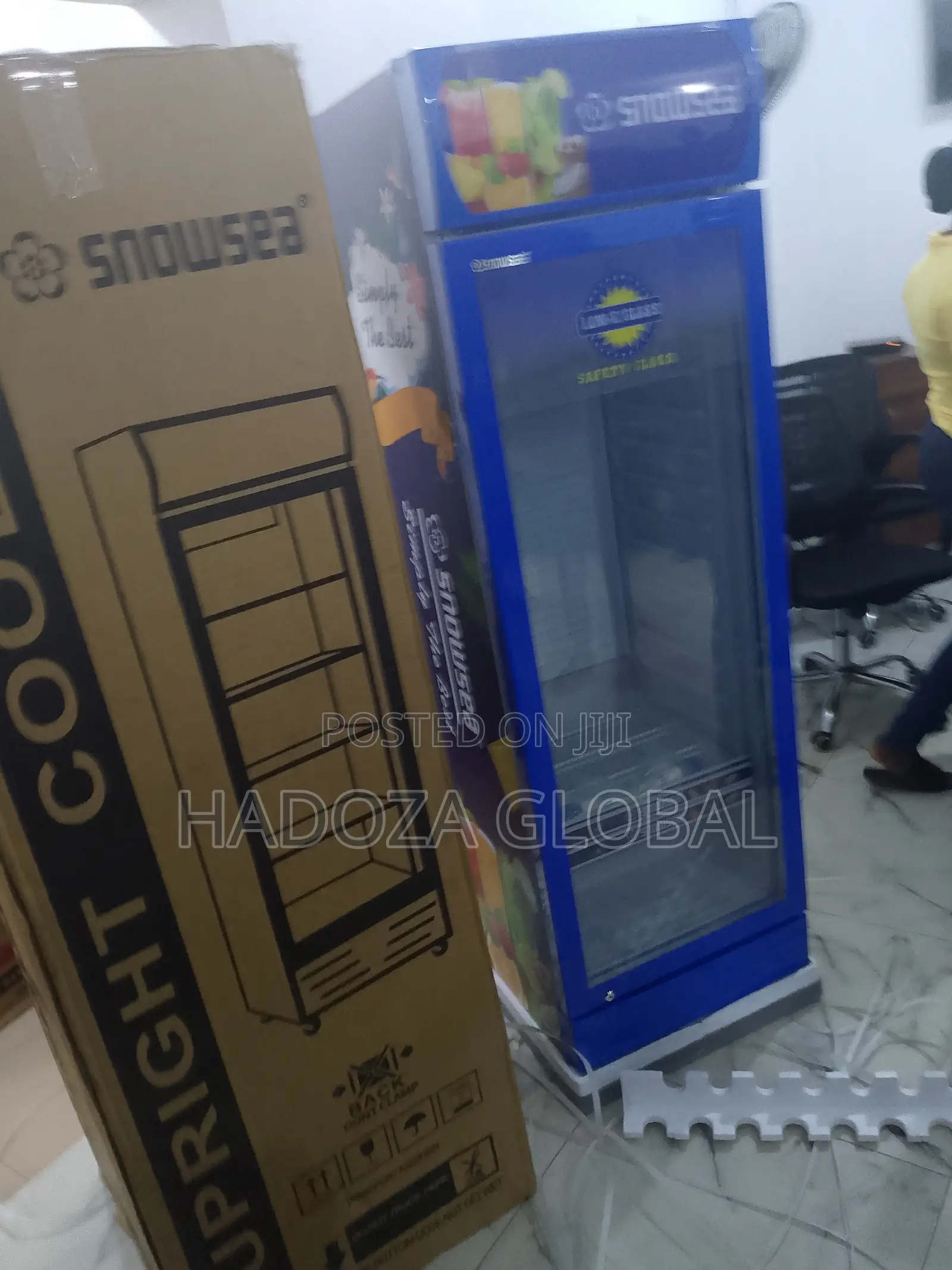 Snowsea Lc-500 Upright Display Chiller – 2 Glass Doors