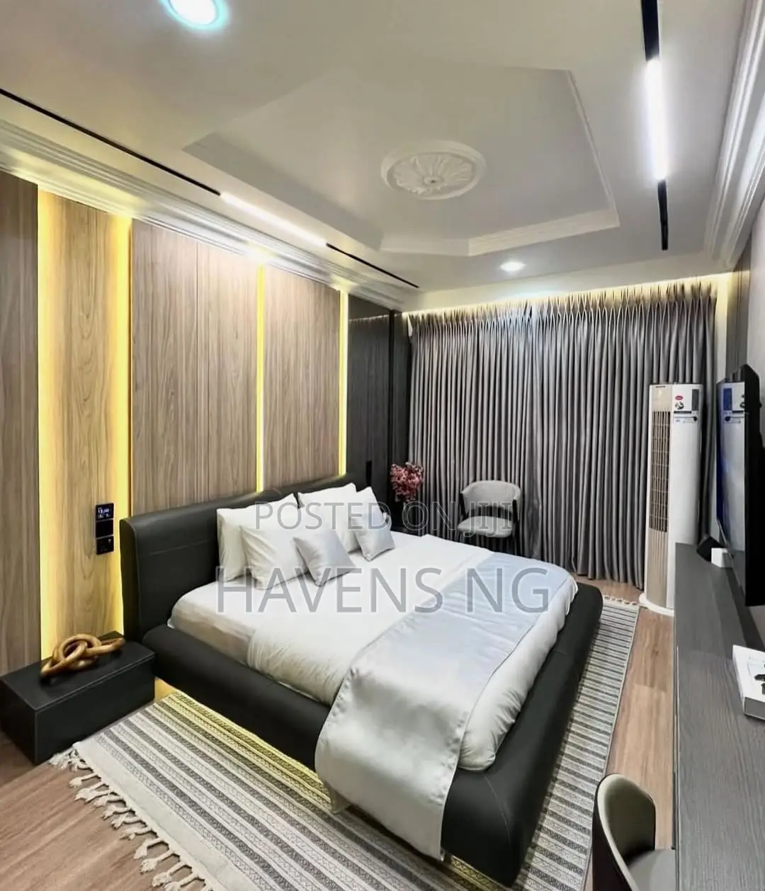 Luxury Smart 3-Bedroom Shortlet in Wuse 2, Abuja.
