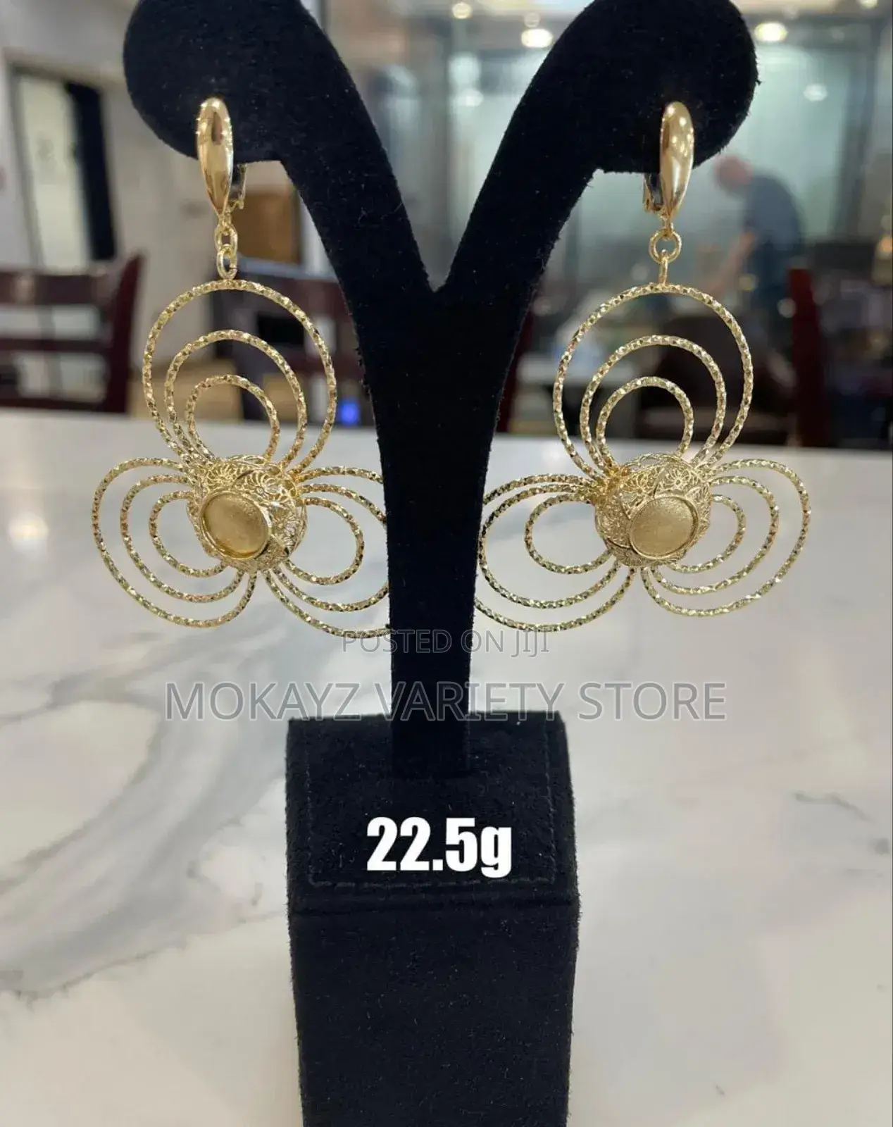 Super Extra 18 Karat Pure Gold Earrings