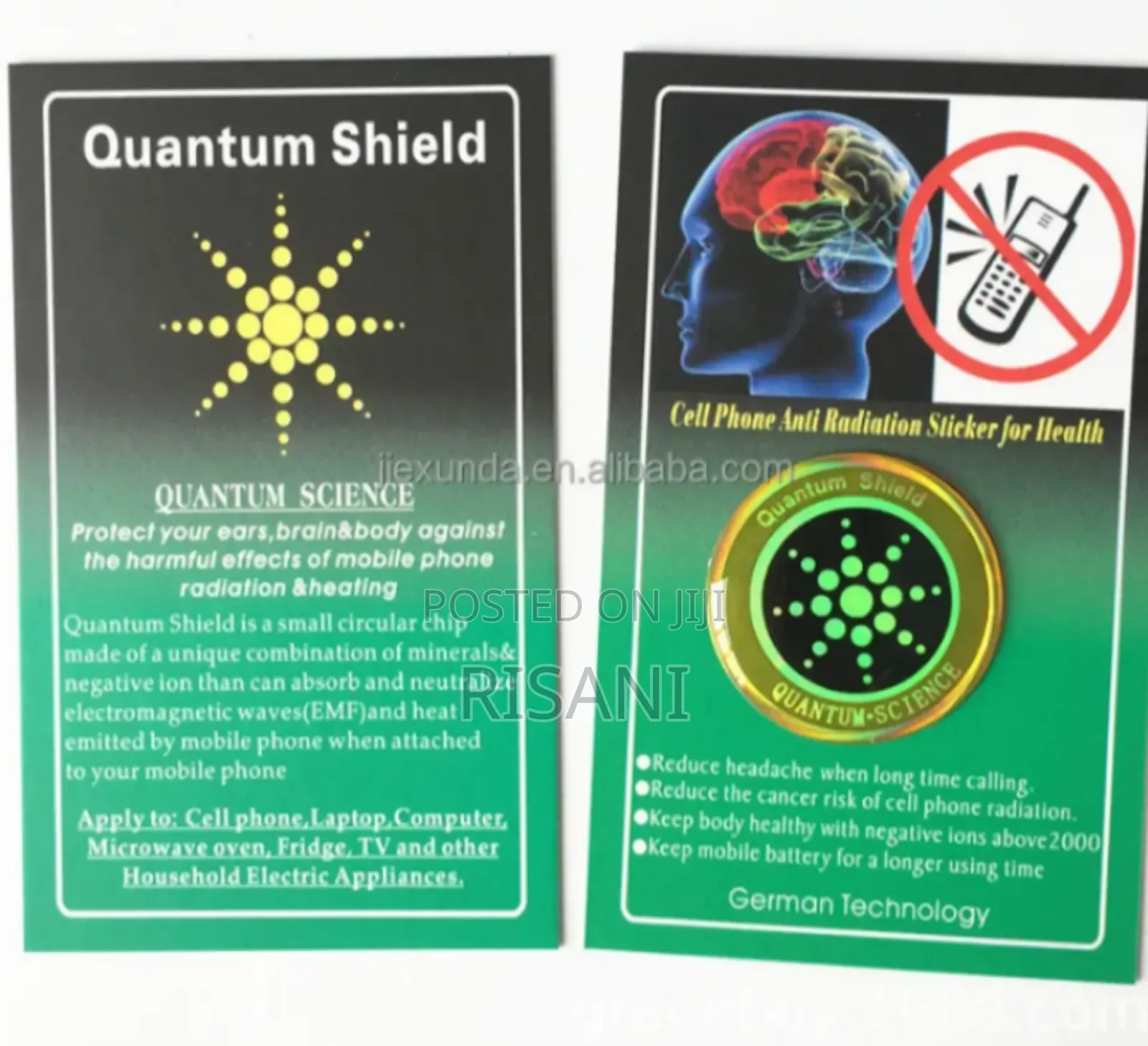 Quantum Anti Radiation Brain Protection Sticker From Phones