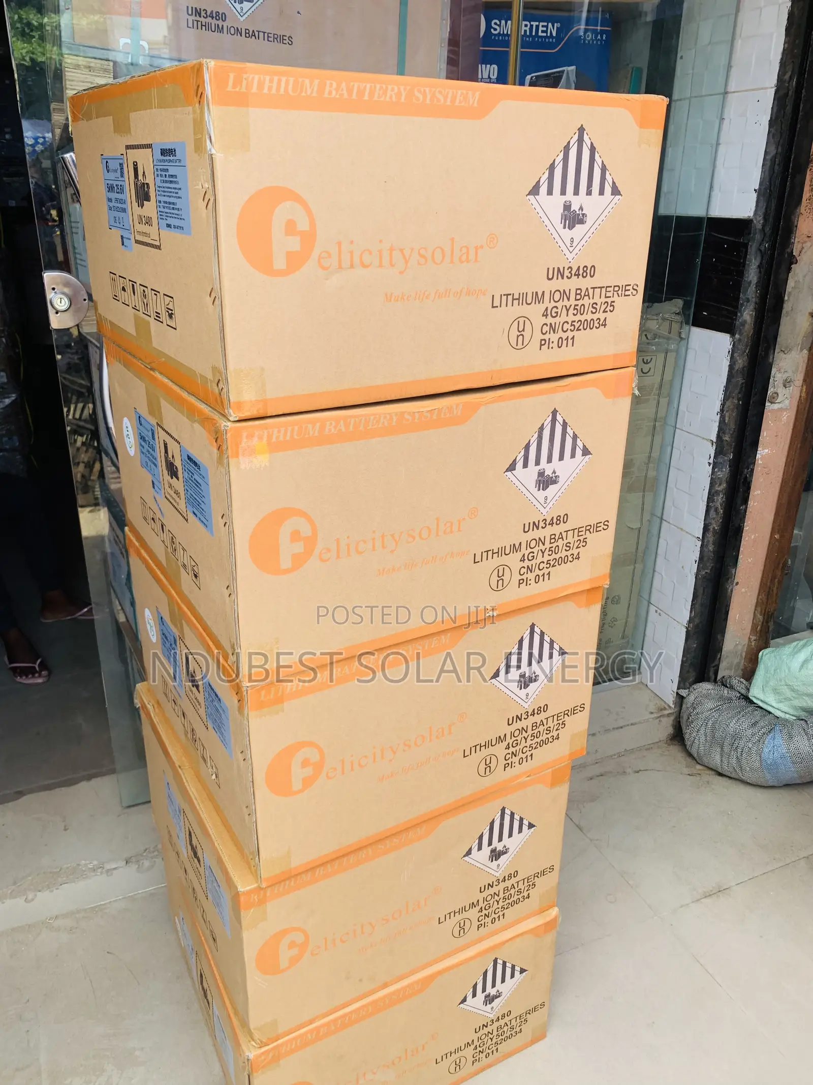5kwh 25.6zv Felicity Lithium Ion Batteries