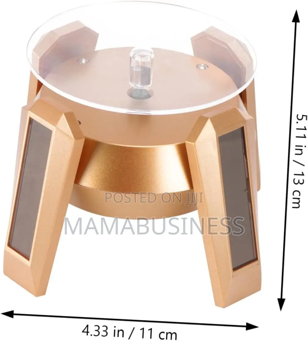 Solar Powered Product Display Rotating Stand