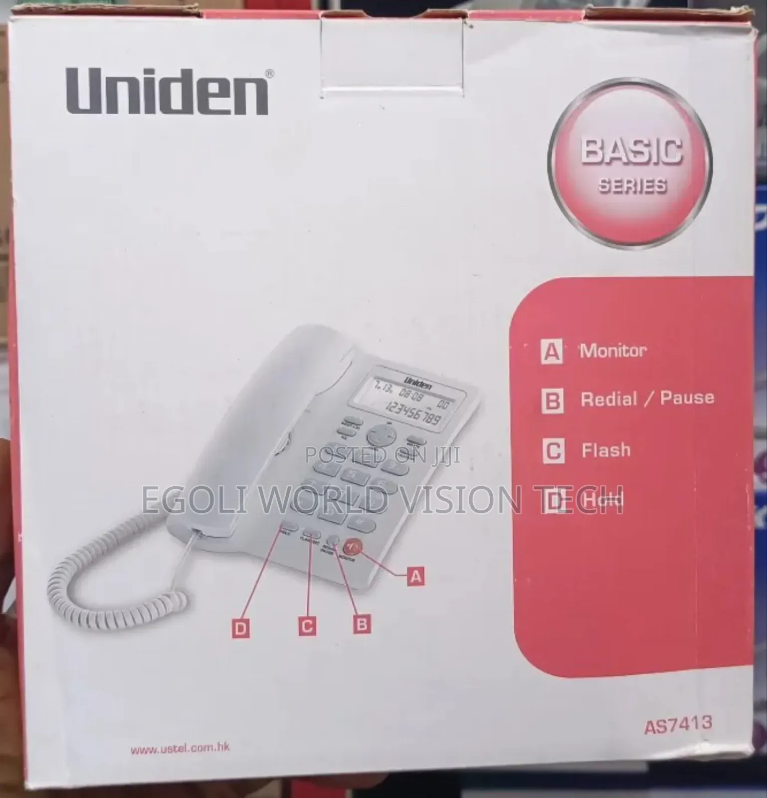Uniden As7413 Corded Landline Phone