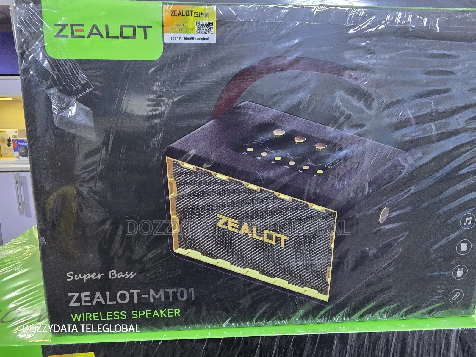 Zealot Mt01 Retro Card Portable Wireless Bluetooth Black
