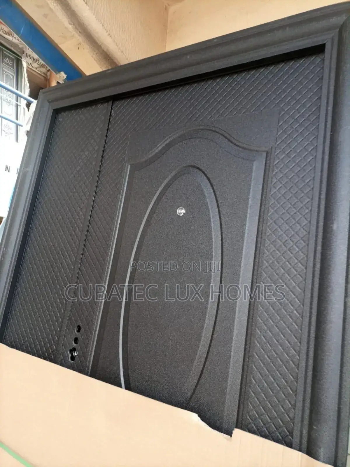 4ft Black Door