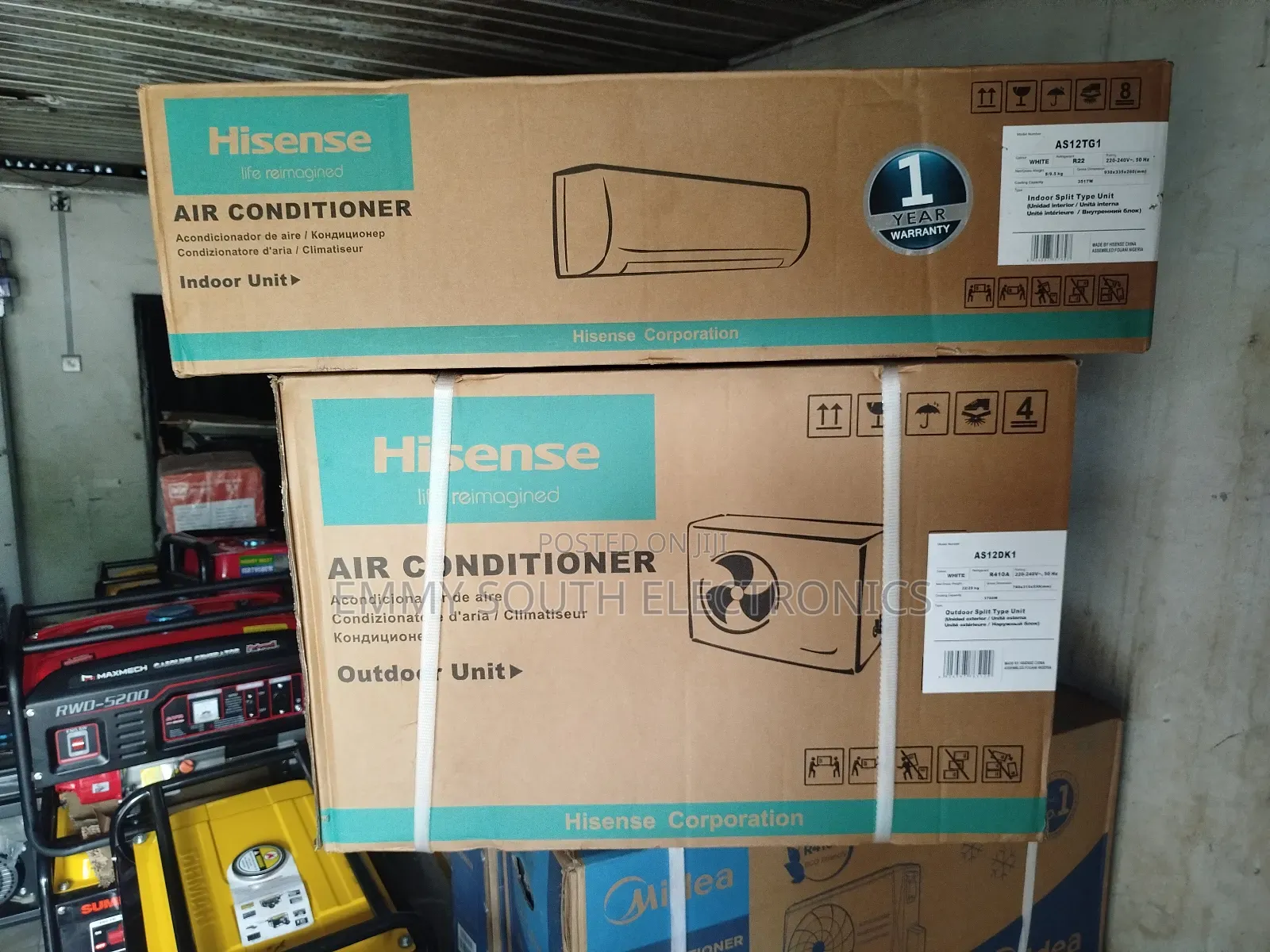 Hisense Low Voltage Split Unit Air-condition 1.5hp