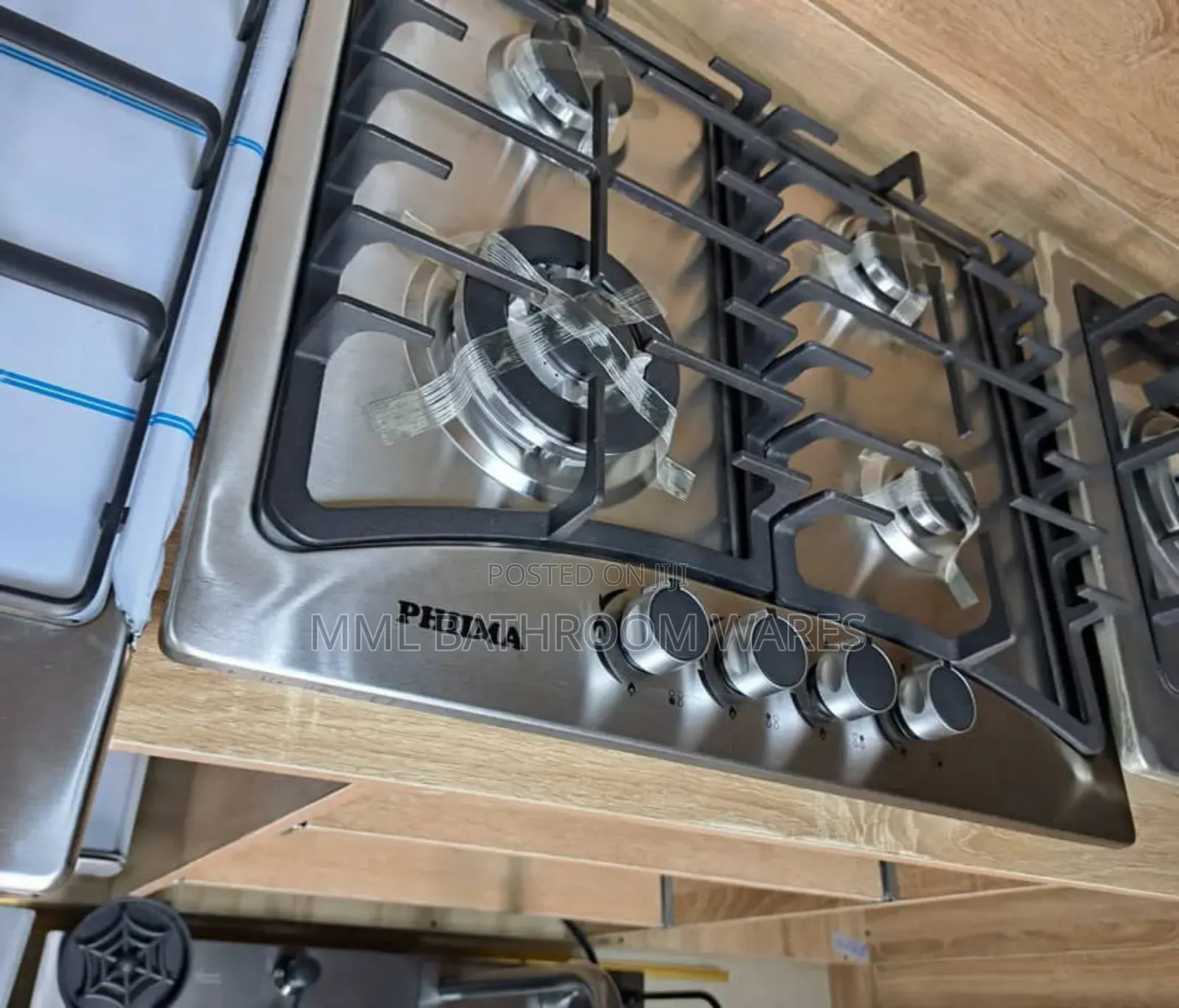 4 Burner Stainless Steel Built-in Gas Cookers