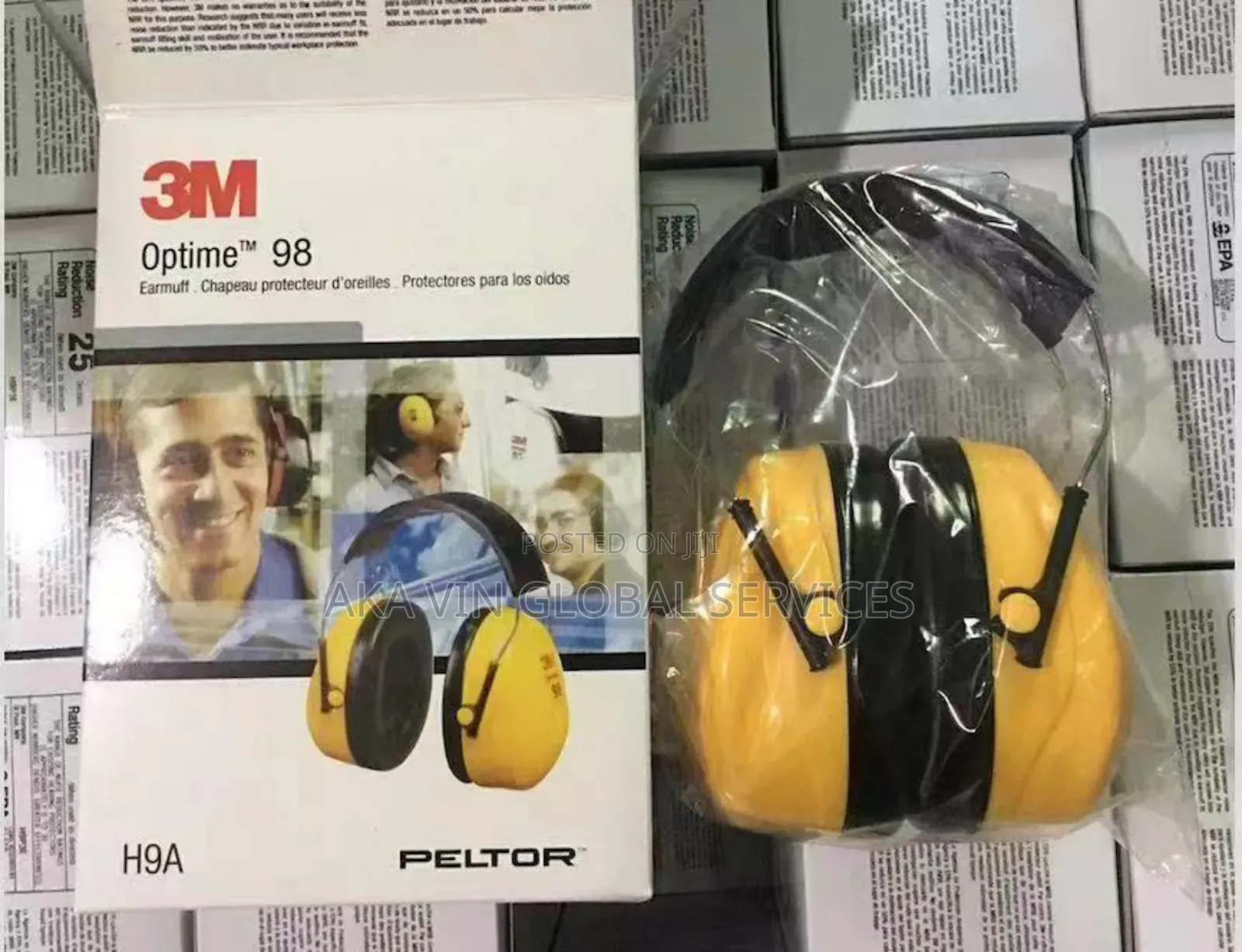 3mtm Peltortm Optimetm 98 Earmuffs H9a, Over-the-head