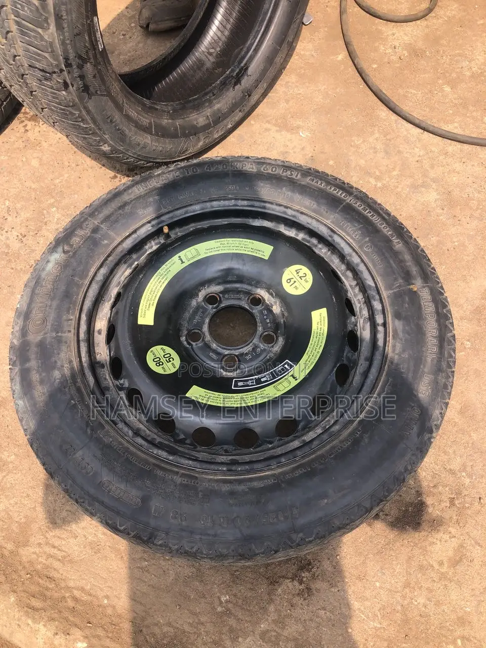 Toyota Camry 2015 Temporary Tire