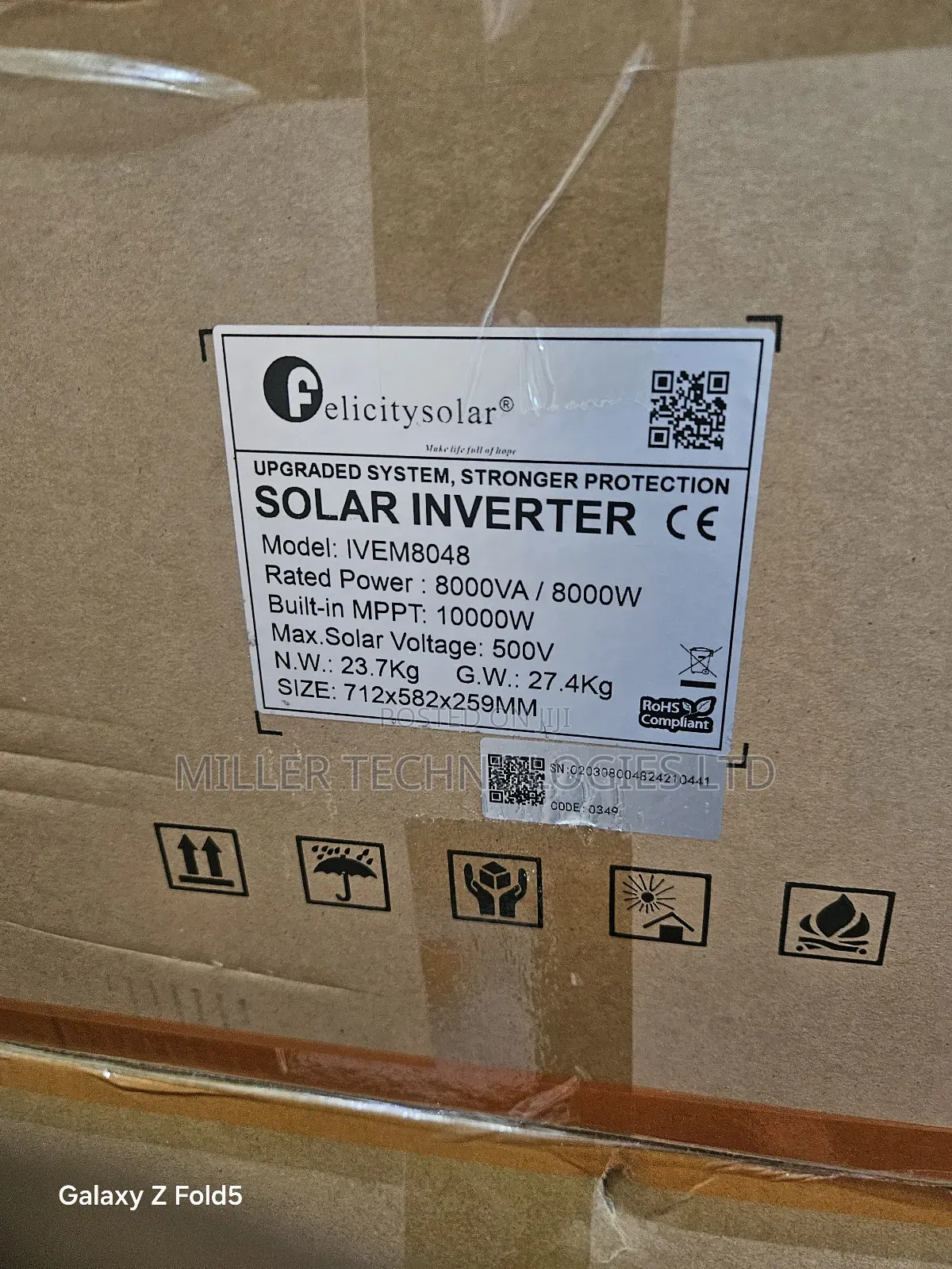 Felicity Solar Inverter 8kva 48v Ivem8048 Available in Bulk