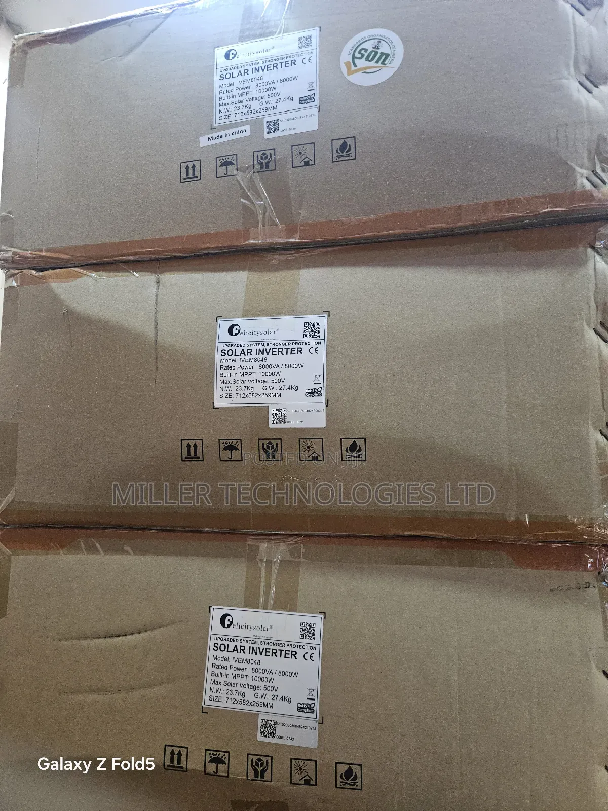 Felicity Solar Inverter 8kva 48v Ivem8048 Available in Bulk