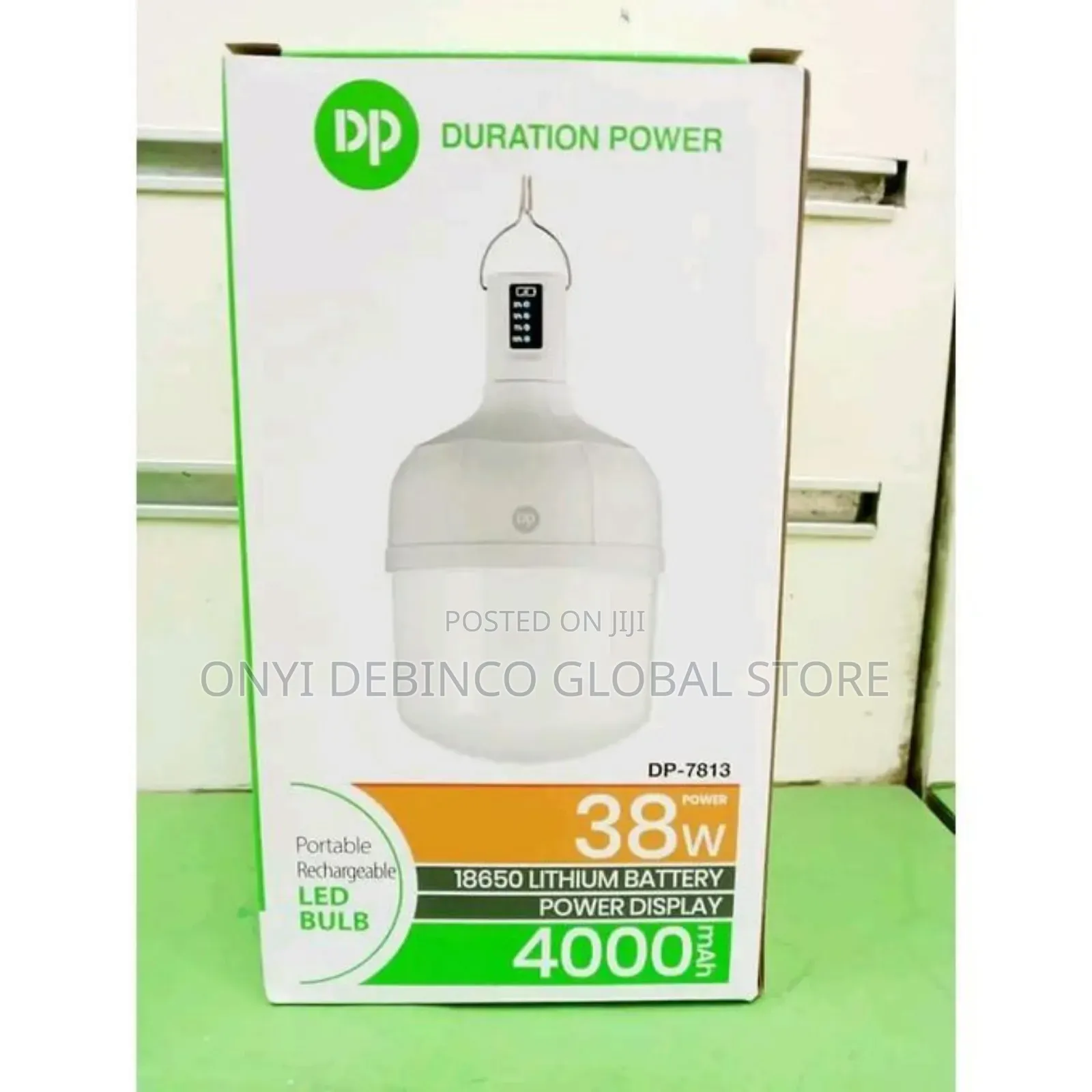 Dp 7813c Rechargeable Led Emergency Bulb 38w Led 4000mah