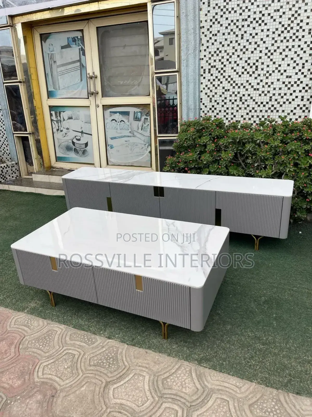 Imported Ceramic Tv Console/ Tv Stand