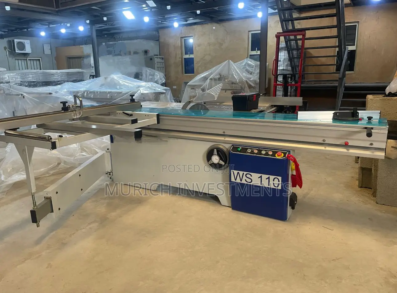 Woodworking Ws 110 Industrial Sliding Table Panel Saw