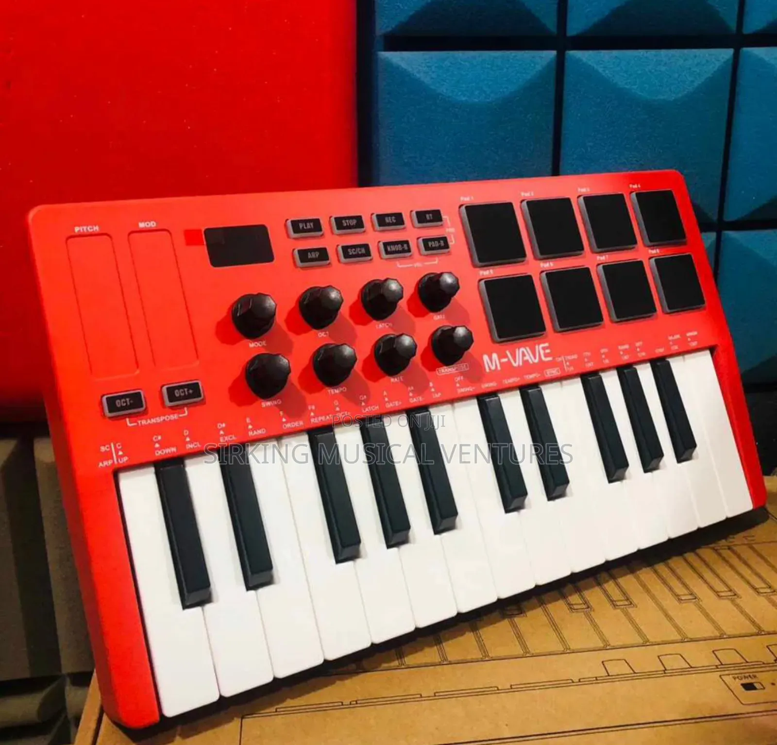 M-vave Studio Keyboard With Drum Pad 25keys