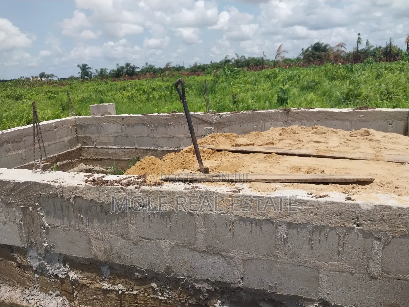 30ft /70ft Badek Ayobo Fuly Fenced Gated Near Rd