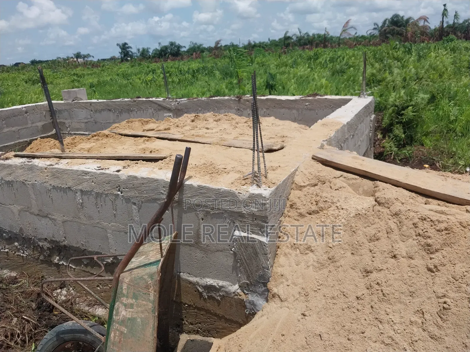 30ft /70ft Badek Ayobo Fuly Fenced Gated Near Rd