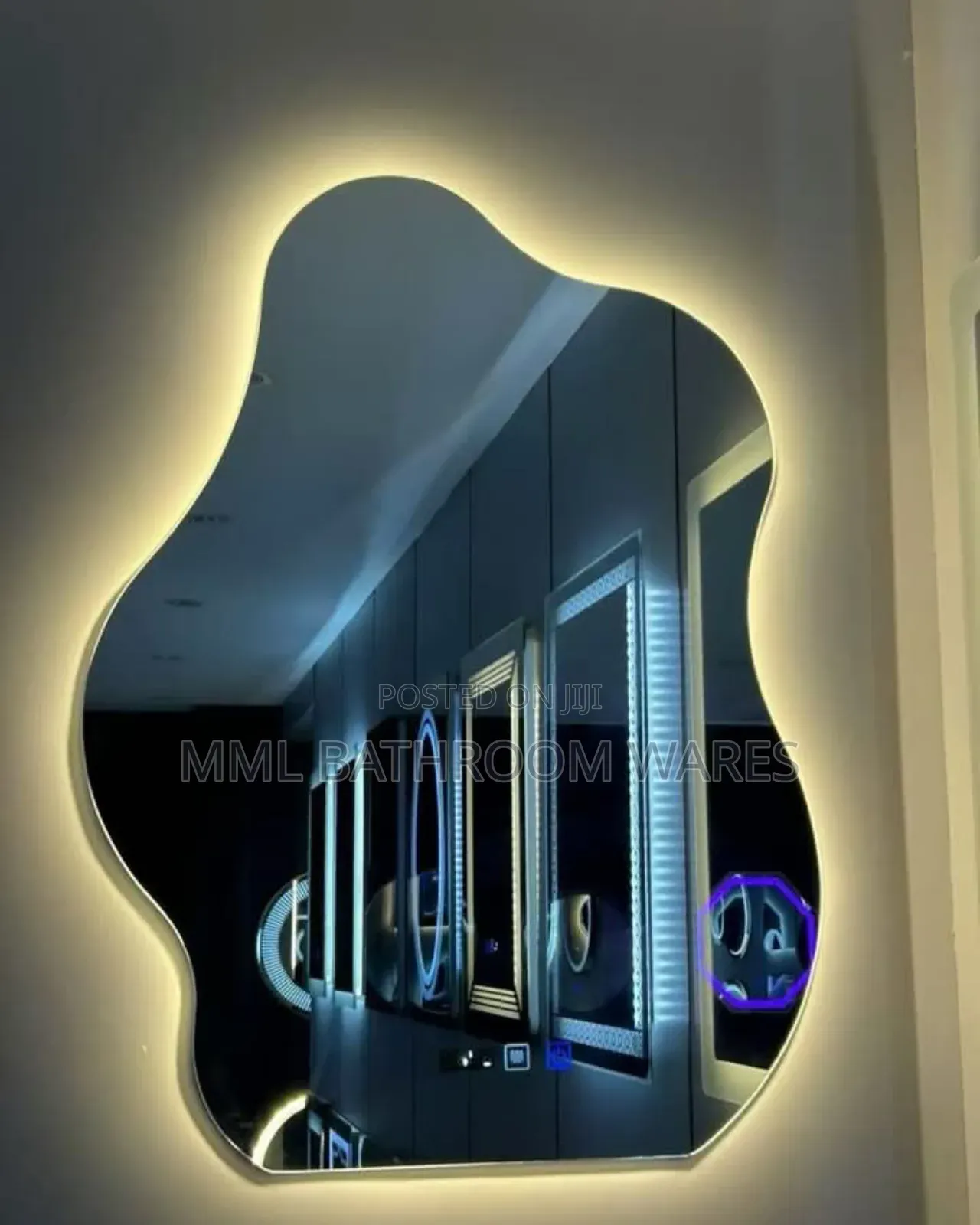 Three Color Backlit Led Mirrors Size 80cmx60cm