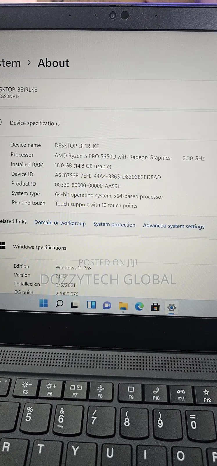 Laptop Lenovo Thinkpad T14s Gen 2 16GB AMD Ryzen 5 SSD 256GB