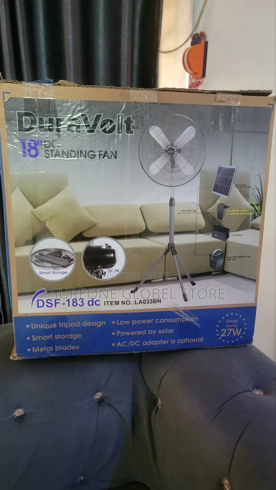 Dc Fan 18inch Low Energy Consumption 12watt