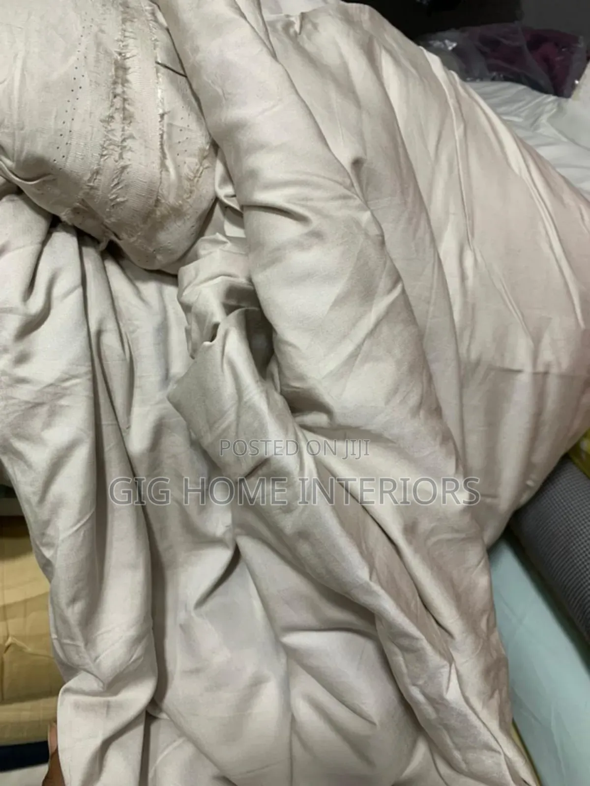 Silk Luxury Egyptian Bedsheets Beige