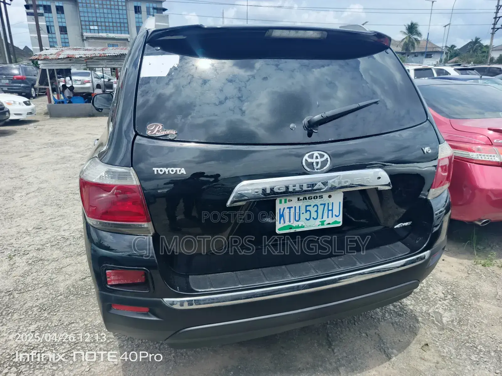 Toyota Highlander SE 2012 Black
