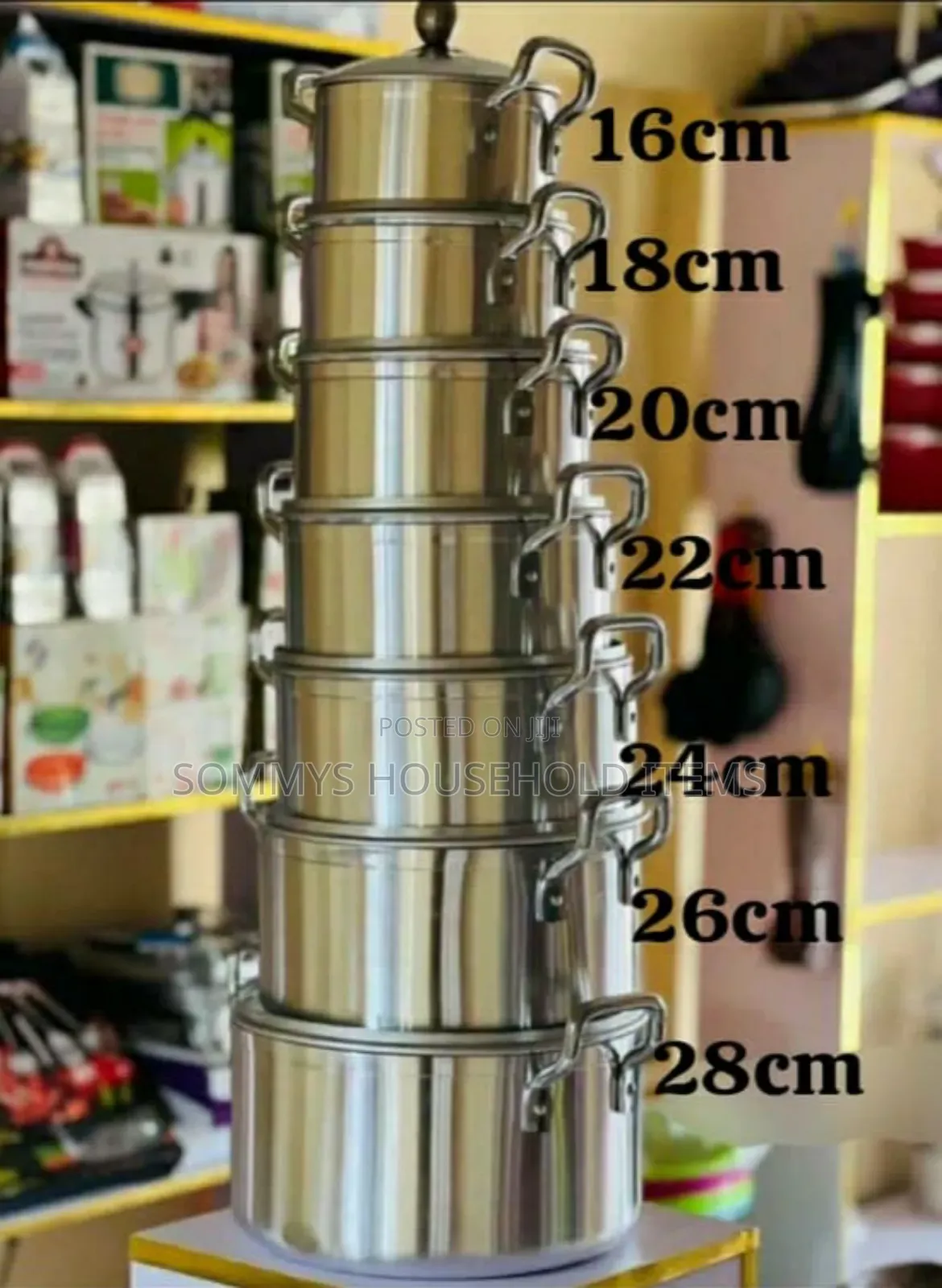 7set Aluminum Stock Pot