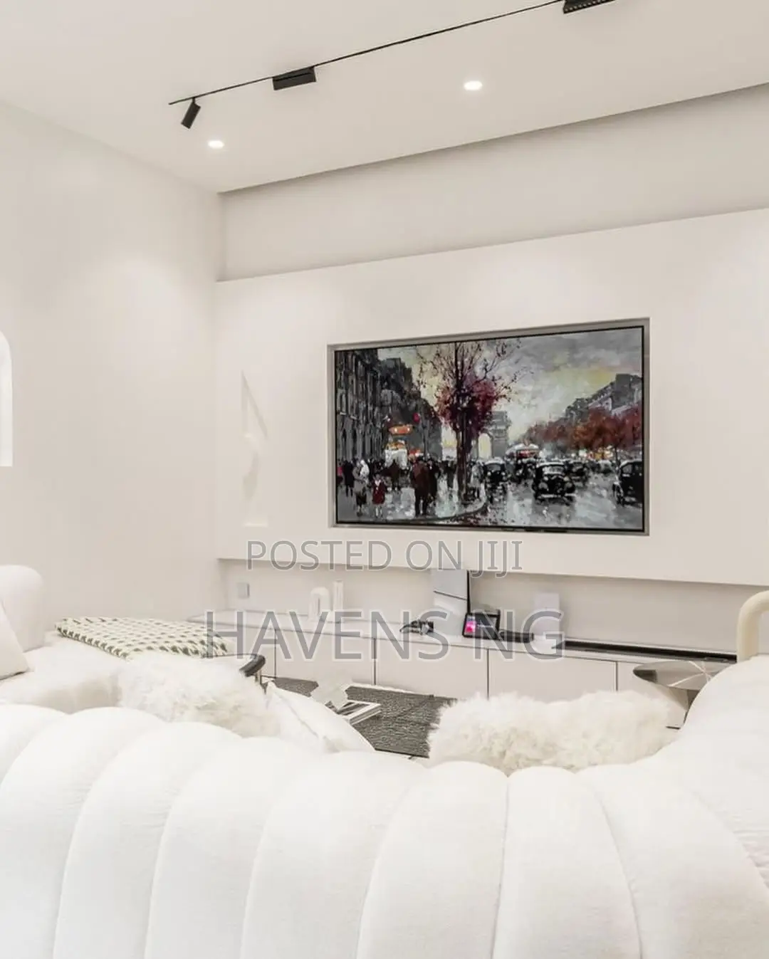 Luxurious All-White 2 Bedroom Apartment.