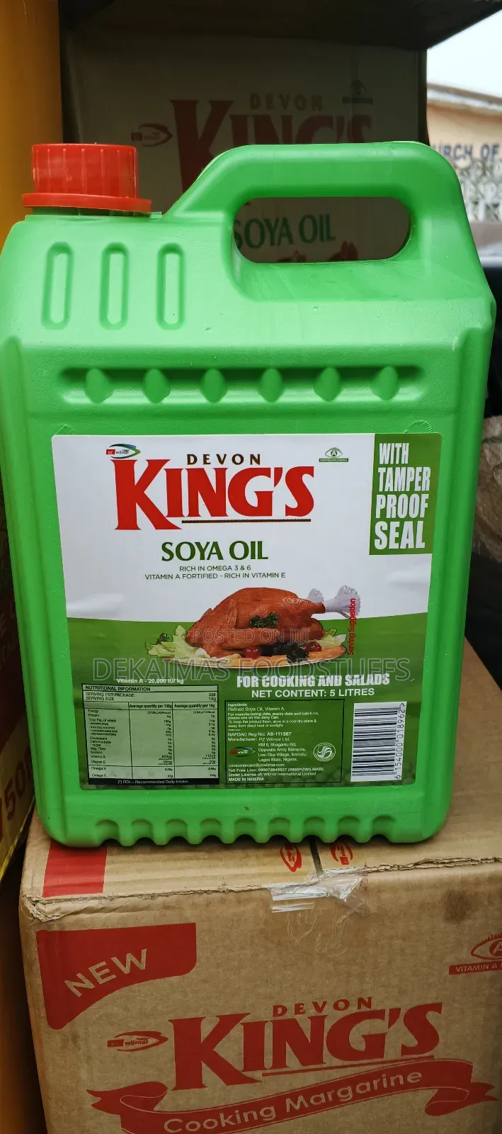 Premium Kings Vegetable Soya Oil (5lrts)