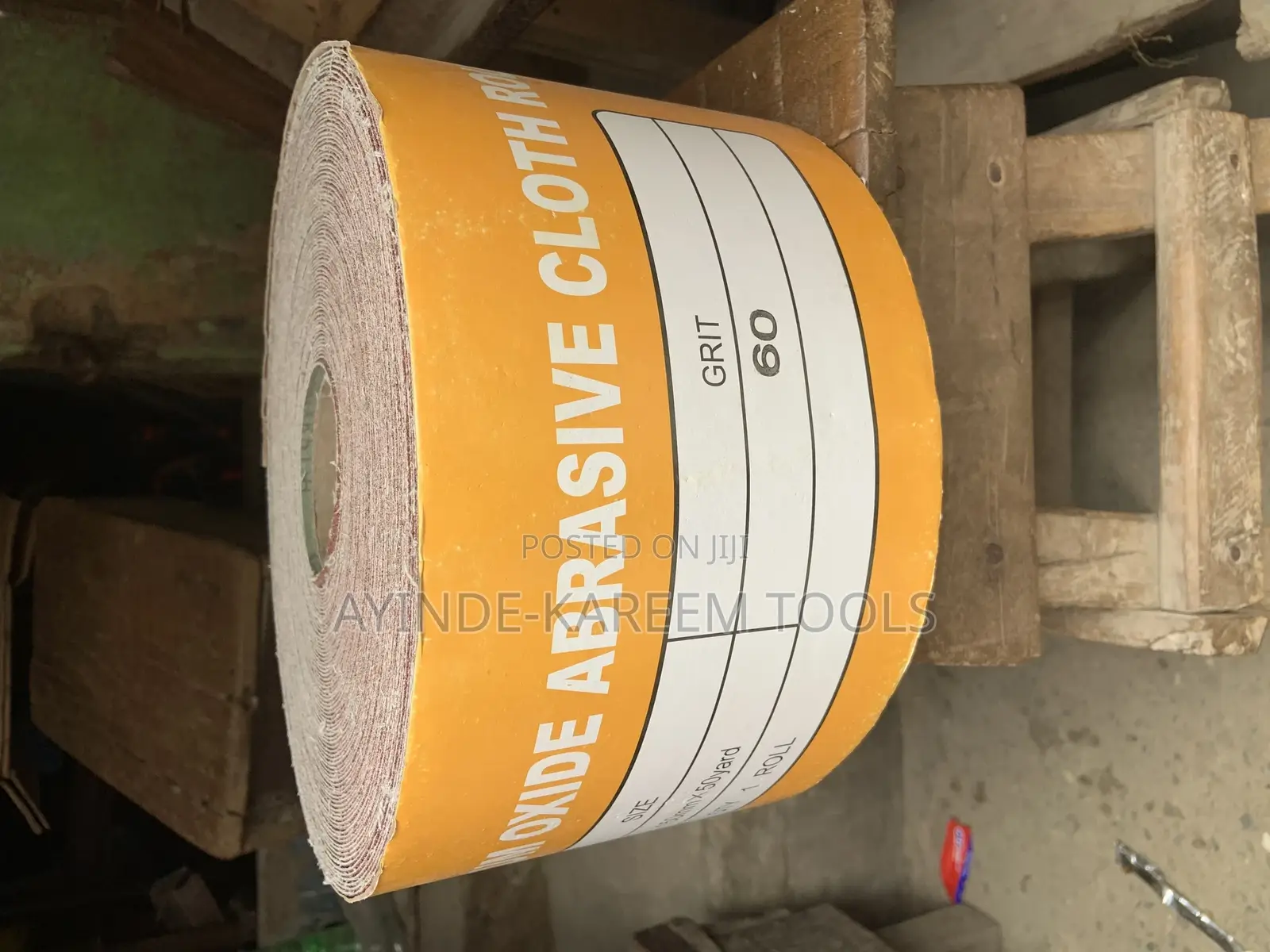 Aluminum Oxide Abrasive Sandpaper(150 X 50yards)Grit 60