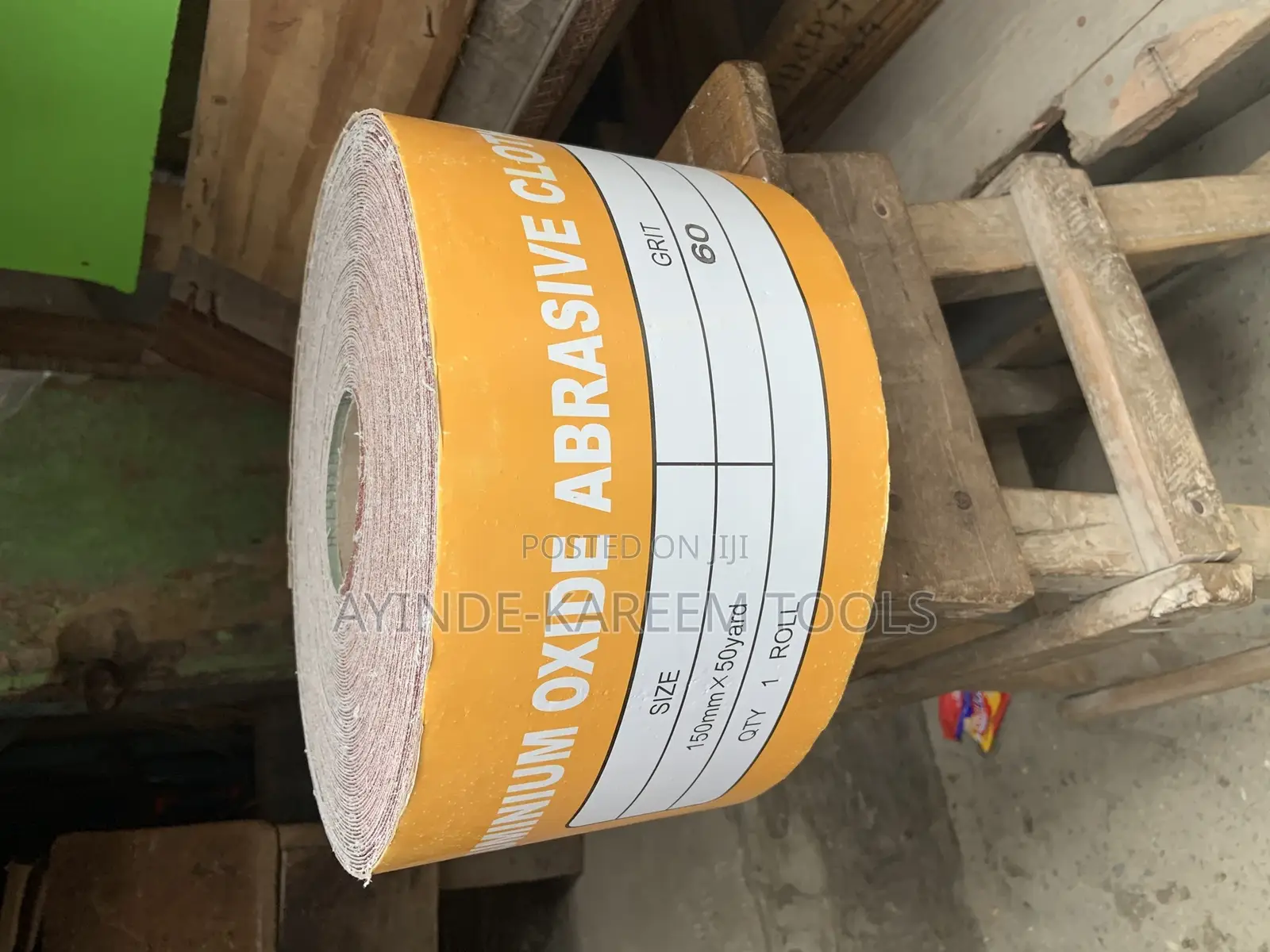 Aluminum Oxide Abrasive Sandpaper(150 X 50yards)Grit 60