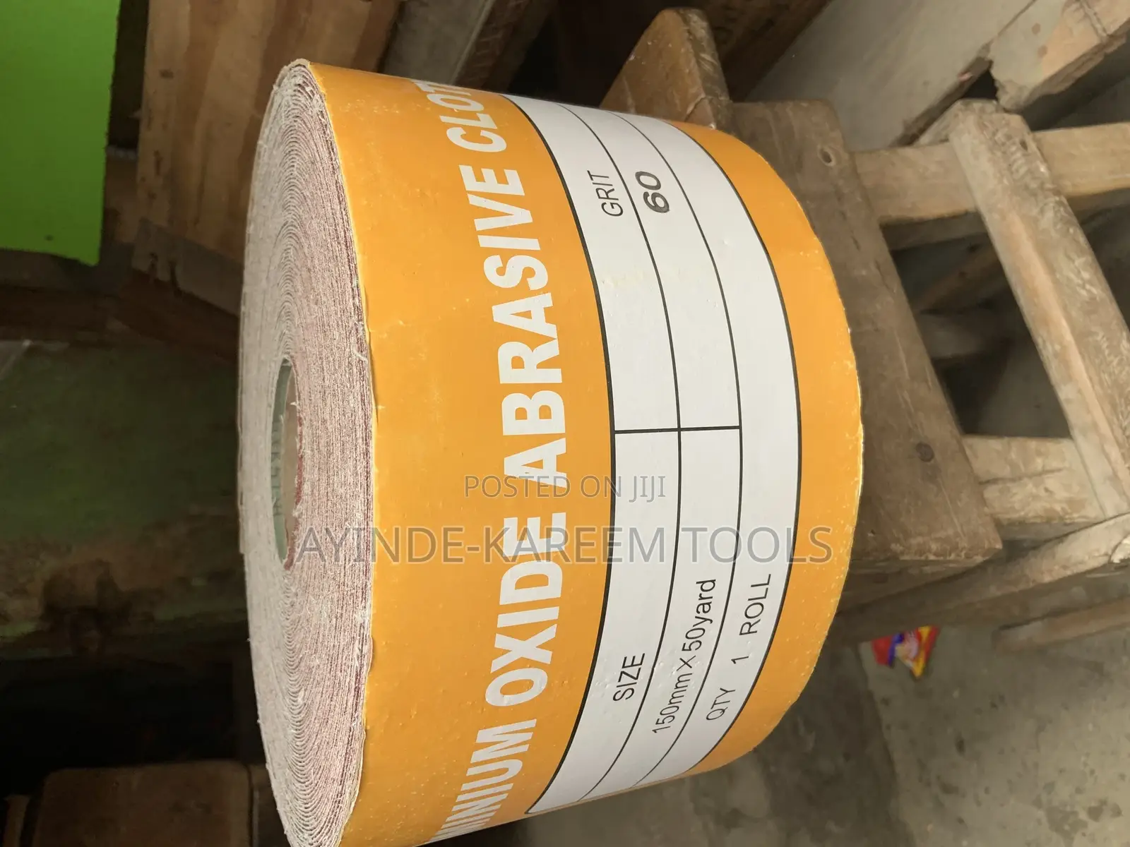 Aluminum Oxide Abrasive Sandpaper(150 X 50yards)Grit 60