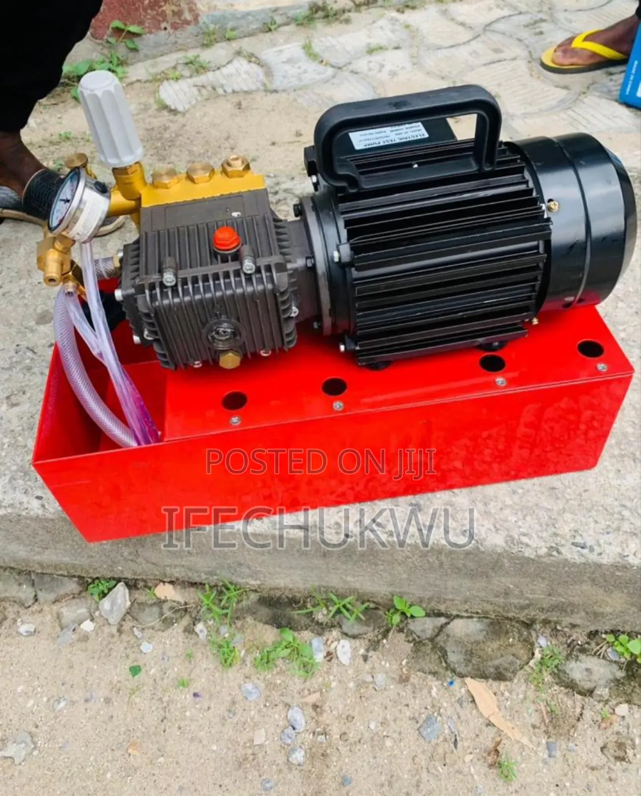 Electric Pressure Testing Bucket